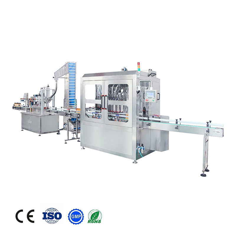 Makinë industriale për mbushjen e shisheve